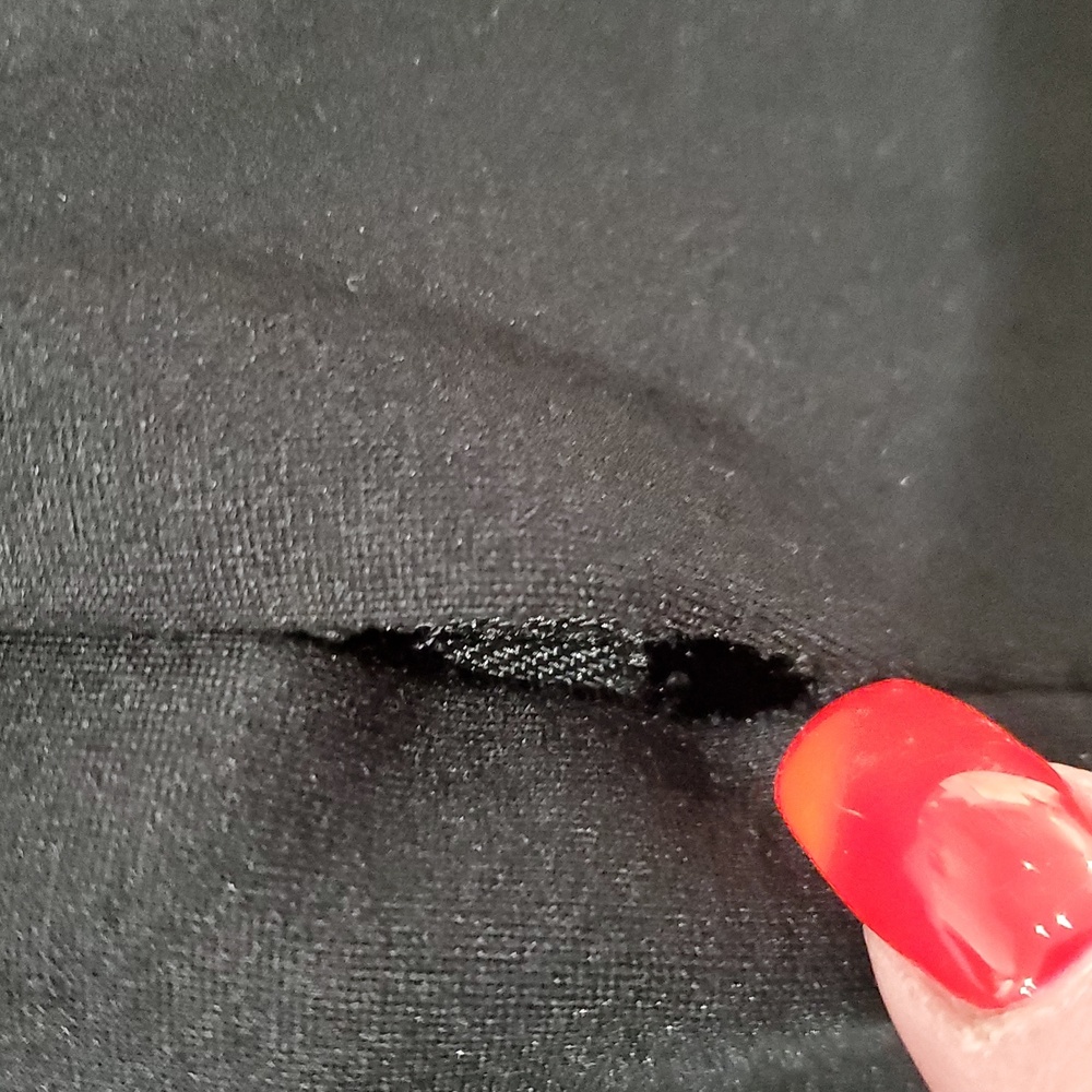 Zara NWT black stretch pants for women size XL minor flaws easy fix trending - Picture 7 of 10